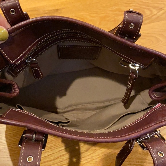 Brown Leather Coach Bag - Picture 9 of 10